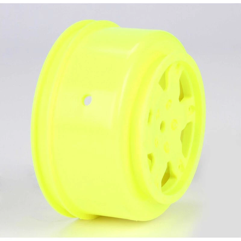 Team Losi Racing 1/10 Front/Rear SCT 2.2/3.0 Wheels, 12mm Hex, Yellow (2): 22 SCT for Tires & Wheels 3 Team Losi Racing 1/10 Front/Rear SCT 2.2/3.0 Wheels, 12mm Hex, Yellow (2): 22 SCT for Tires & Wheels