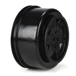 Team Losi Racing 1/10 Front/Rear SCT 2.2/3.0 Wheels, 12mm Hex, Black (2): 22 SCT for Tires & Wheels