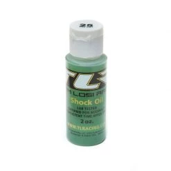 Team Losi Racing Silicone Shock Oil, 25WT, 250CST, 2oz for Lubricants