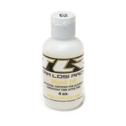 Team Losi Racing Silicone Shock Oil, 37.5WT, 468CST, 4oz for Lubricants