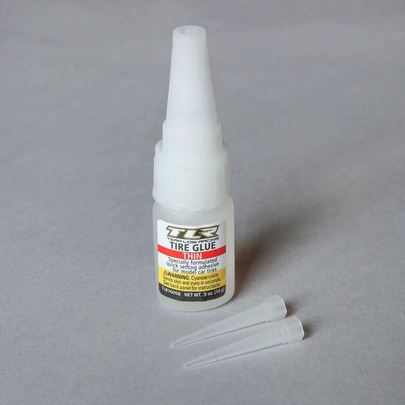 Team Losi Racing Tire Glue .05oz THIN for Adhesives 3 Team Losi Racing Tire Glue .05oz THIN for Adhesives